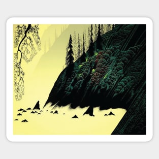 eyvind earle Sticker